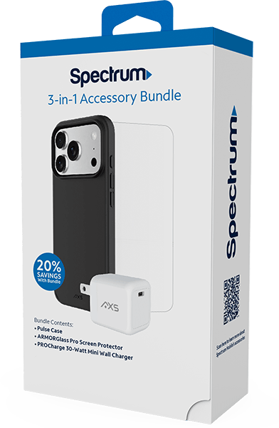 Spectrum 3-in-1 Accessory Bundle for iPhone 17 Pro Max in Clear
